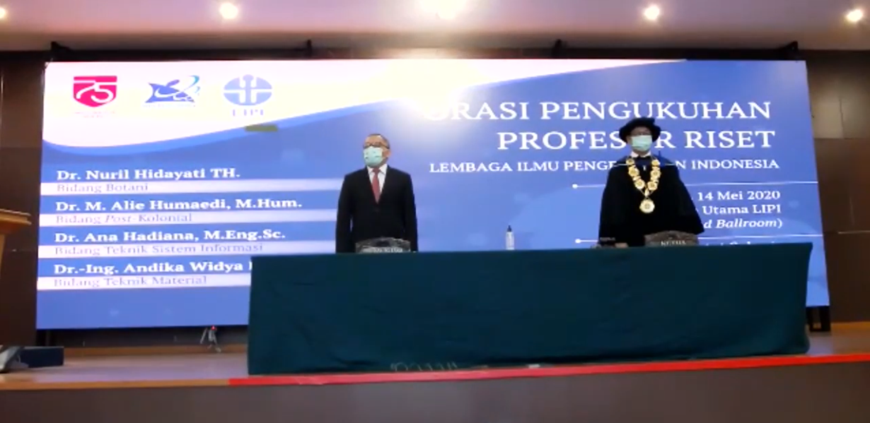 Orasi Pengukuhan Profesor Riset