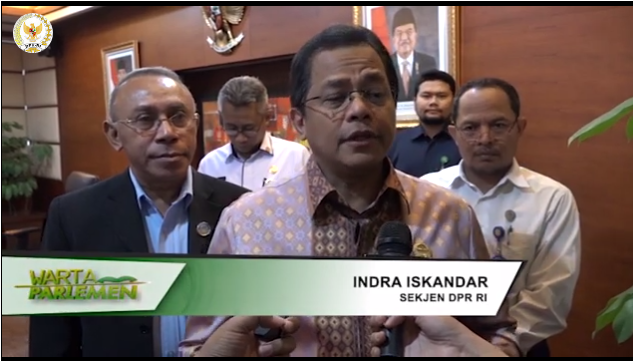 WARTA PARLEMEN - DPR RI - MOU SEKJEN DPR RI DAN HIMPENINDO TINGKATKAN KUALITAS PRODUK LEGISLASI