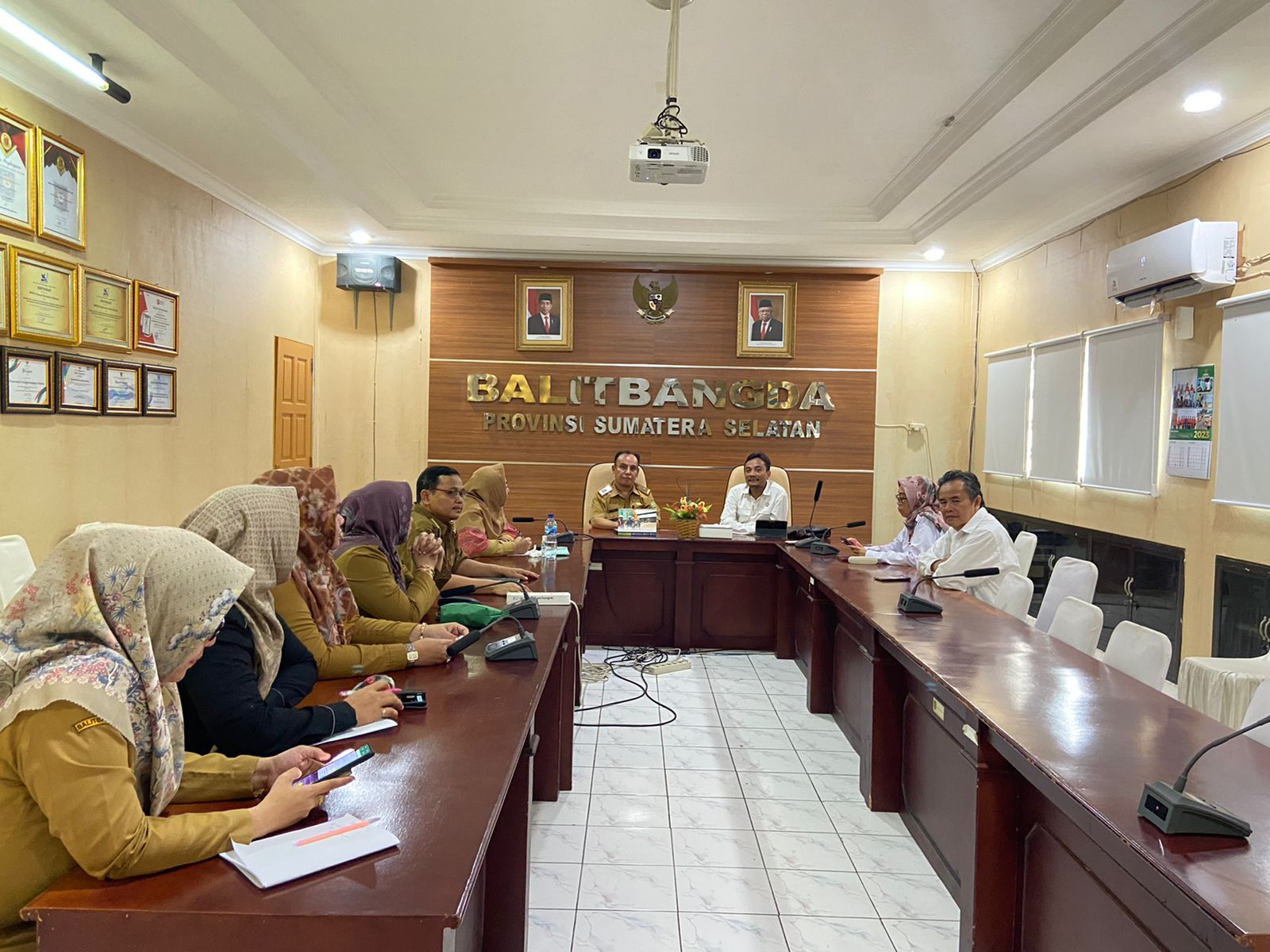 PPI Sumatera Selatan melaksanakan audensi ke Badan Litbang Provinsi Sumatera Selatan