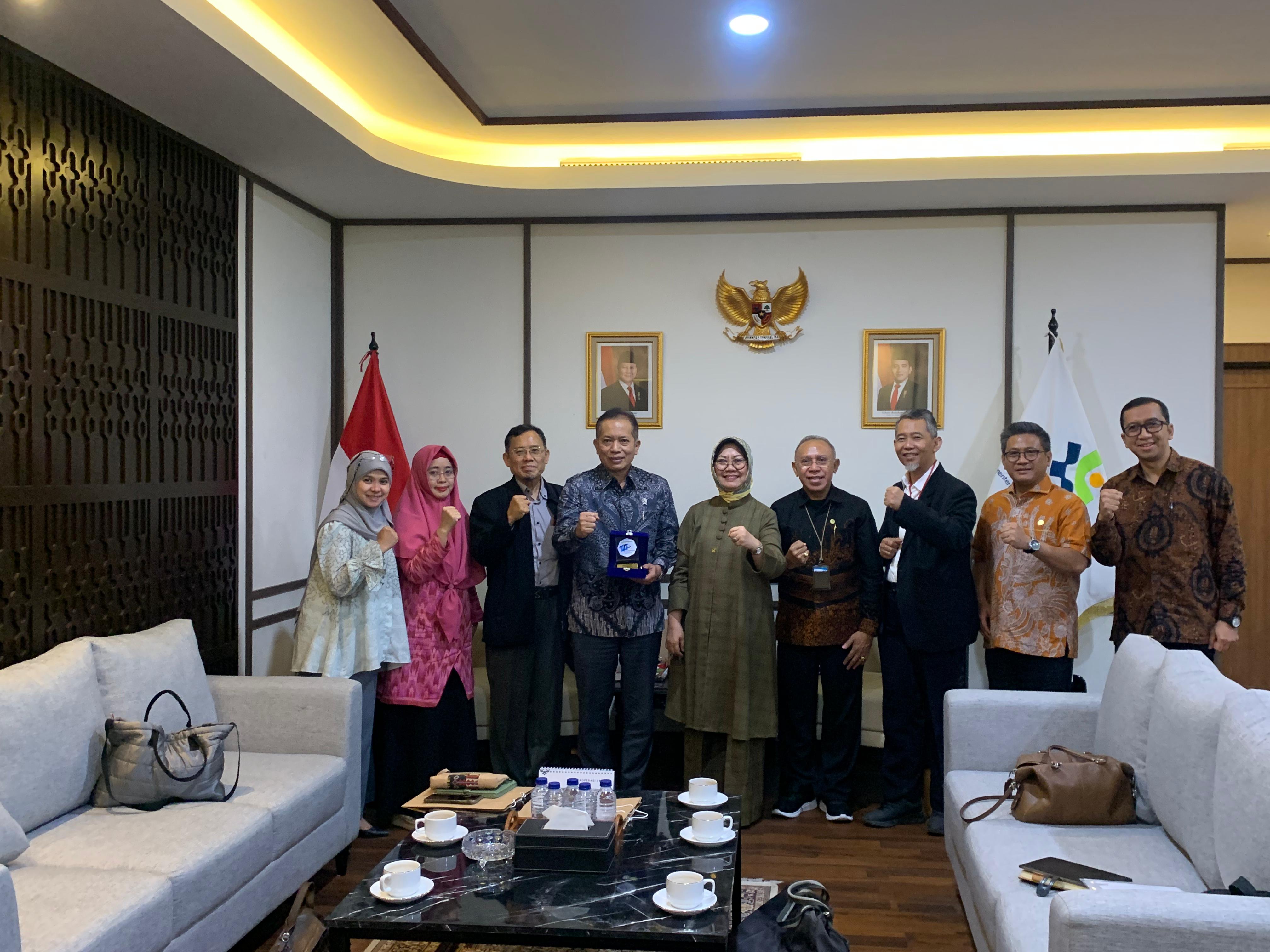 Wamen Koperasi menerima kunjungan dari Jajaran Pimpinan Pusat PPI