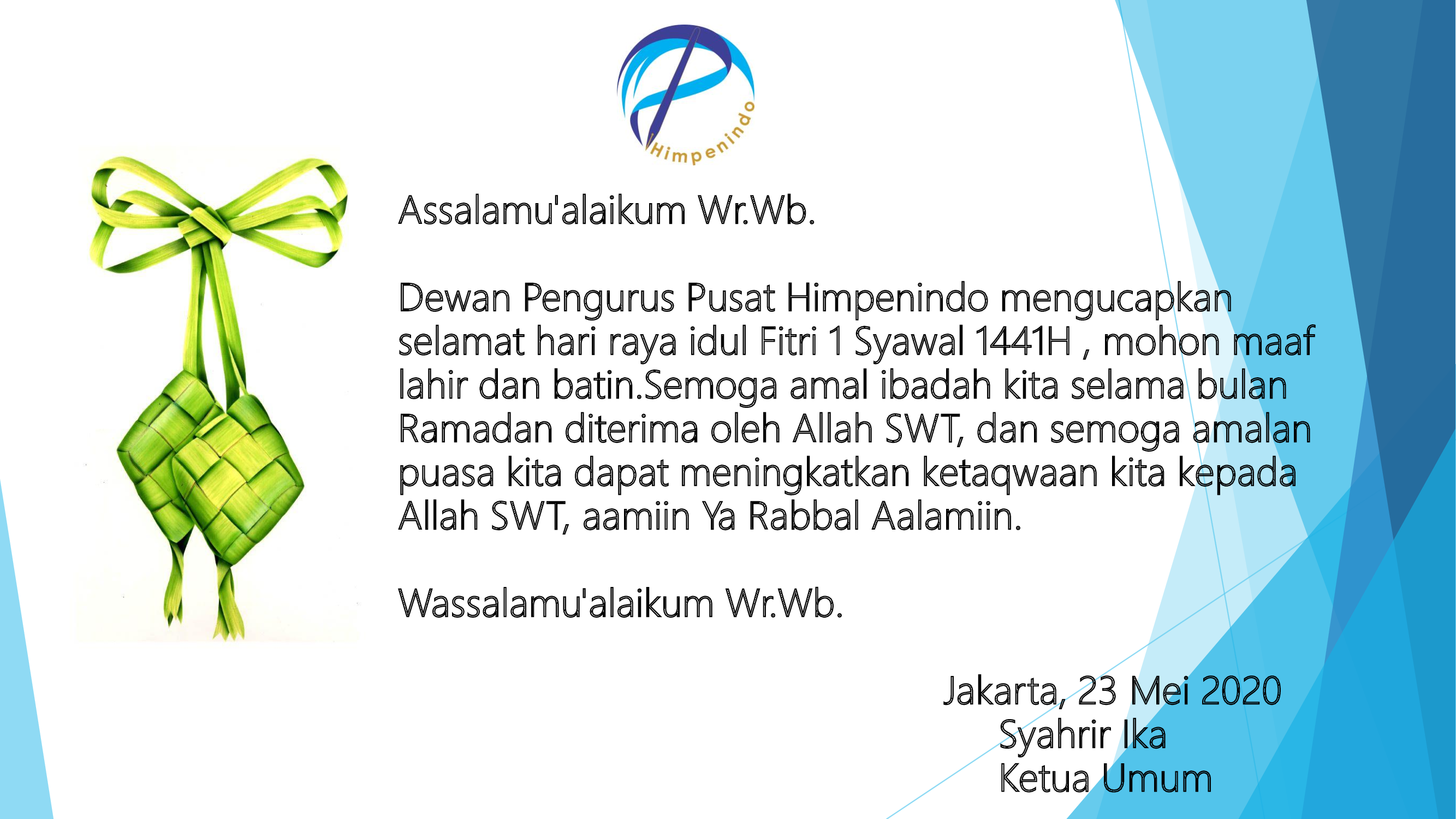 Selamat Hari Raya Idul Fitri