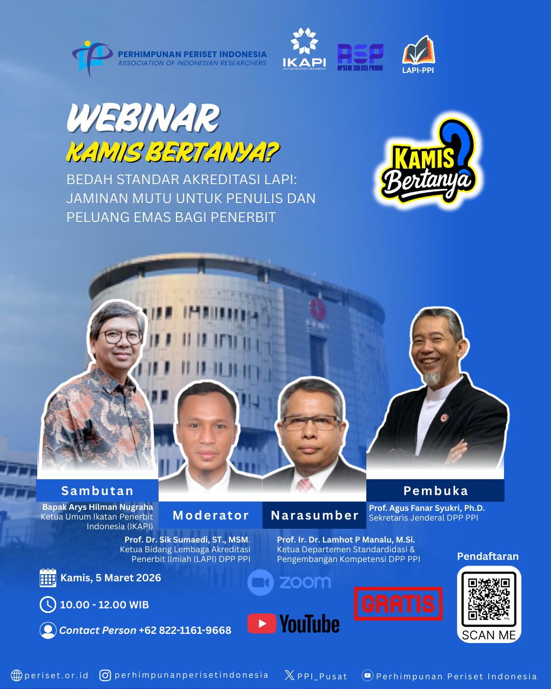 Bedah Standar Akreditasi LAPI: Jaminan Mutu untuk Penulis dan Peluang Emas bagi Penerbit.